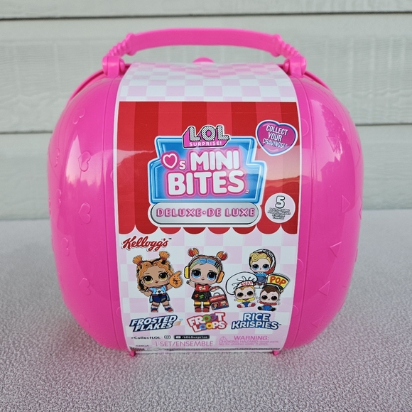 L.O.L. Surprise! Mini Bites Deluxe Kelloggs Cereal Froot Loops Doll - Picture 1 of 6